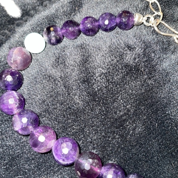 Amethyst & Turquoise bead necklace by Jay King - Picture 6 of 11